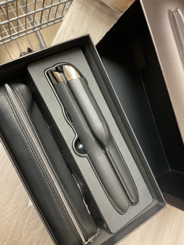 Photo 1 of ghd Unplugged Styler ? 1" Cordless Flat Iron Hair Straightener, Professional Travel Straightening Iron with Heat-Resistant Case, USB-C Charging for 20-Minutes of Use ? Black