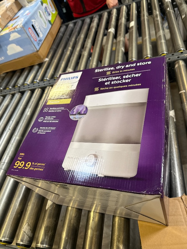 Photo 1 of Philips Avent Baby Bottle Sterilizer and Dryer Premium, Removes 99,9% of Bacteria, Chemicals Free, Capacity 6 Bottles/Teats/Accessories, Modular Space Saving Design, Model SCF293