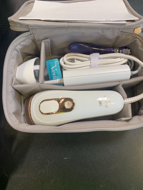 Photo 1 of Braun Smart IPL, Silk·Expert Pro 5: at Home Laser Hair Removal for Women and Men, Permanent Visible Hair Reduction in Hair Regrowth for Body & Face, Soft Pouch and Precision Head, IPL5157