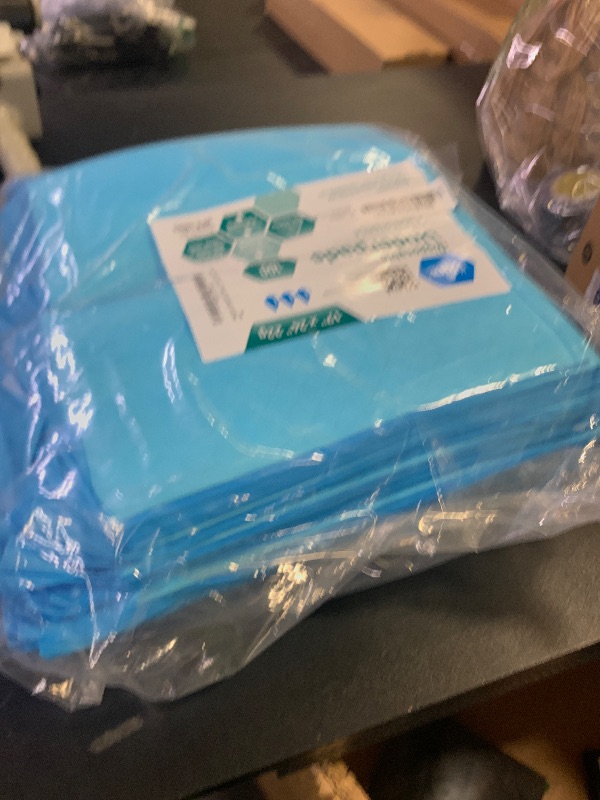 Photo 1 of Medpride Disposable Underpads 17'' x 24'' (100-Count) Incontinence Pads, Bed Covers, Puppy Training | Thick, Super Absorbent Protection for Kids, Adults, Elderly | Liquid, Urine, Accidents