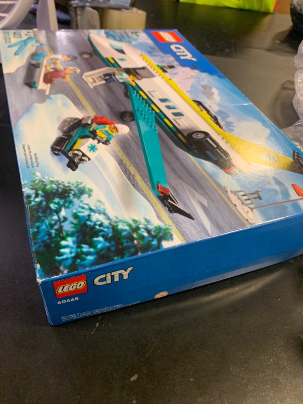 Photo 1 of LEGO City Emergency Air Ambulance Airplane Building Toy for Kids - Pretend Play Rescue Airplane Model for Boys & Girls, Ages 6+ - Building Blocks W/Hero Minifigures - Gift Idea for Birthdays - 60465