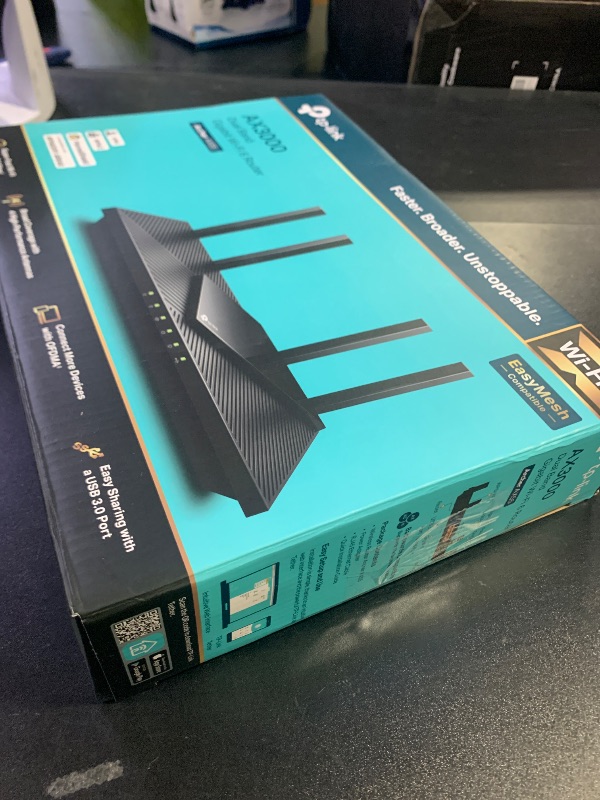 Photo 1 of TP-Link Dual-Band AX3000 Wi-Fi 6 Router Archer AX55 | Wireless Gigabit Internet Router for Home | EasyMesh Compatible | VPN Clients & Server | HomeShield, OFDMA, MU-MIMO | USB 3.0 | Secure by Design