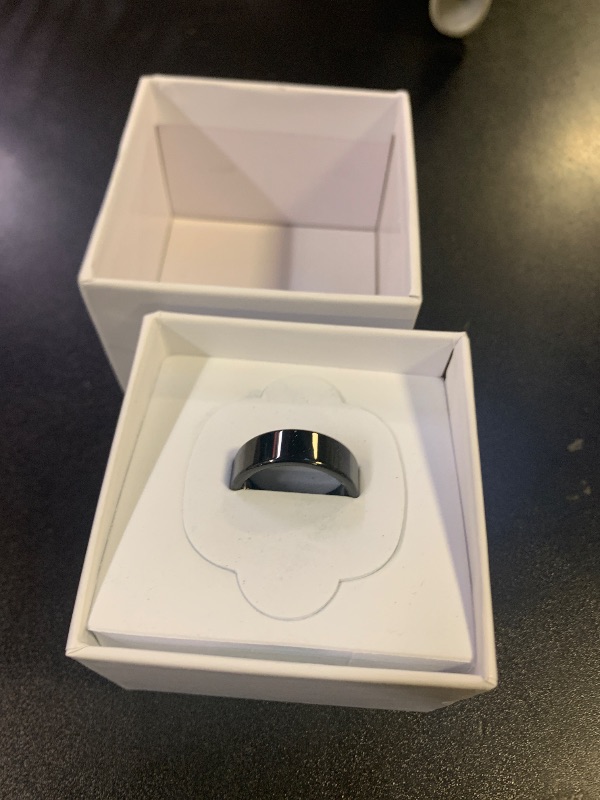 Photo 1 of Smart Ring for Women & Men, Smart Ring HealthTracker,Heart Rate, Blood Oxygen,Sleep Monitoring, Step Counting, IP68 Waterproof,Remote Camera&Music Control,No App Fee for iPhone & Android(Black, #11)