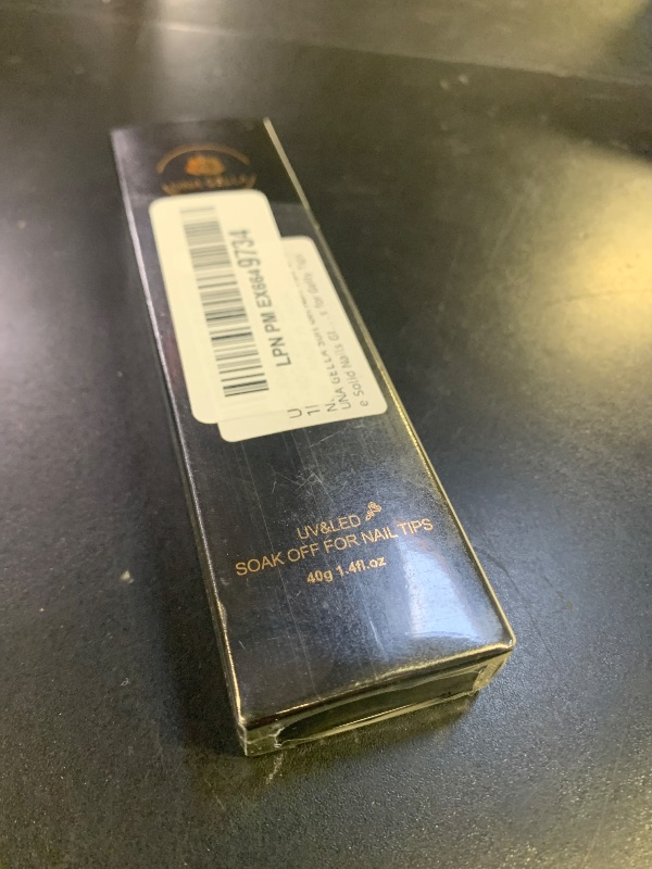 Photo 1 of UNA GELLA Gel Nail Glue, Solid Nails Gl ue Gel 40ml Lamp Curing Needed Soak Off G LUE Strong Nail G LUE G el for Acrylic Fake Nails Tips Extension Press On Nails for Gelly Tips