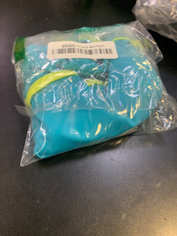 Photo 1 of Speedo Girls Racerback Sport Splice One Piece Swimsuit (US, Alpha, X-Small, Regular, Turkish Sea Blue/Neon Light Green)