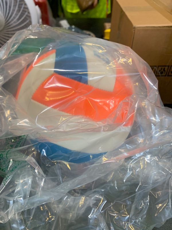 Photo 1 of Baden | Softlight VXT1 | No Sting FlexFoam Cover | Youth Lightweight Training Volleyball | K-5 Youth Players | Official Size 5 + 20% Lighter | Blue/Orange | Official Ball of BYOP