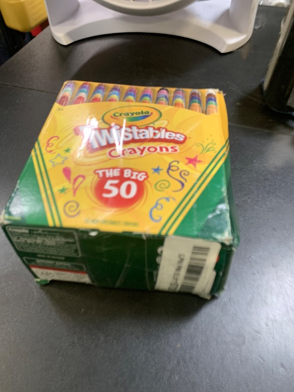 Photo 1 of Crayola Mini Twistables Crayons for Kids (50ct), Cute School Supplies for Girls & Boys, Toddler Crayons for Coloring Books, Back to School Gifts for Kids