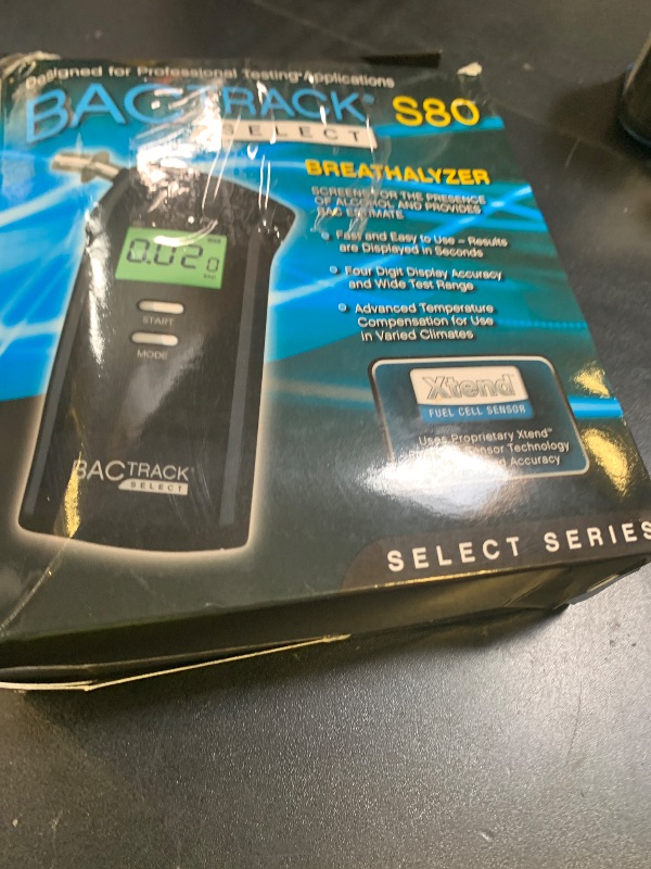 Photo 1 of BACtrack S80 Breathalyzer | Professional-Grade Accuracy | DOT & NHTSA Approved | FDA 510(k) Cleared | Portable Breath Alcohol Tester for Personal & Professional Use
