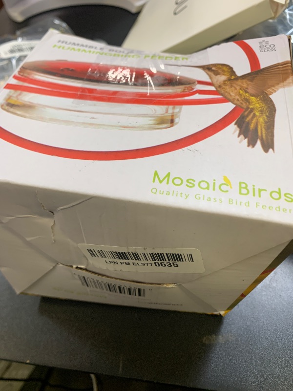 Photo 1 of M047-301-R Hummble Bold Hummingbird Feeder Red