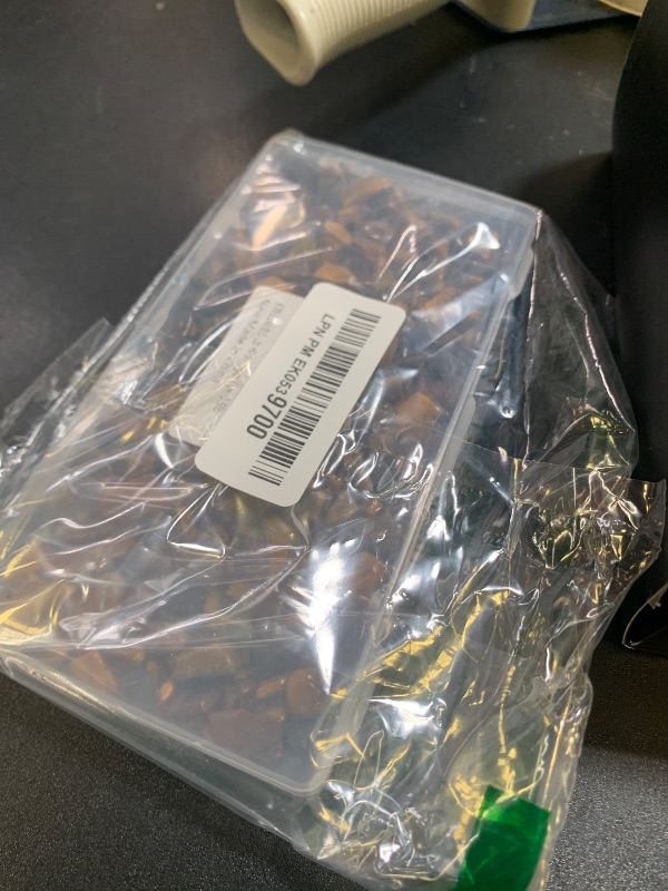 Photo 1 of 0.5 Lb/230g Crystal Chips Tumbled Polished Natural Tiger Eye Gravel Stones, Irregular Shaped Healing Stones Gravel Pebble for Crafts, Vases Filler and Fish Turtle Tank Decorations