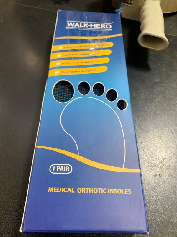 Photo 1 of Plantar Fasciitis Insoles for Men Women - Orthotics Inserts, Shoe Insoles Arch Support Flat Feet Inserts Work Boot Insoles for Standing All Day (Mens 10-10 1/2 | Womens 12-12 1/2)