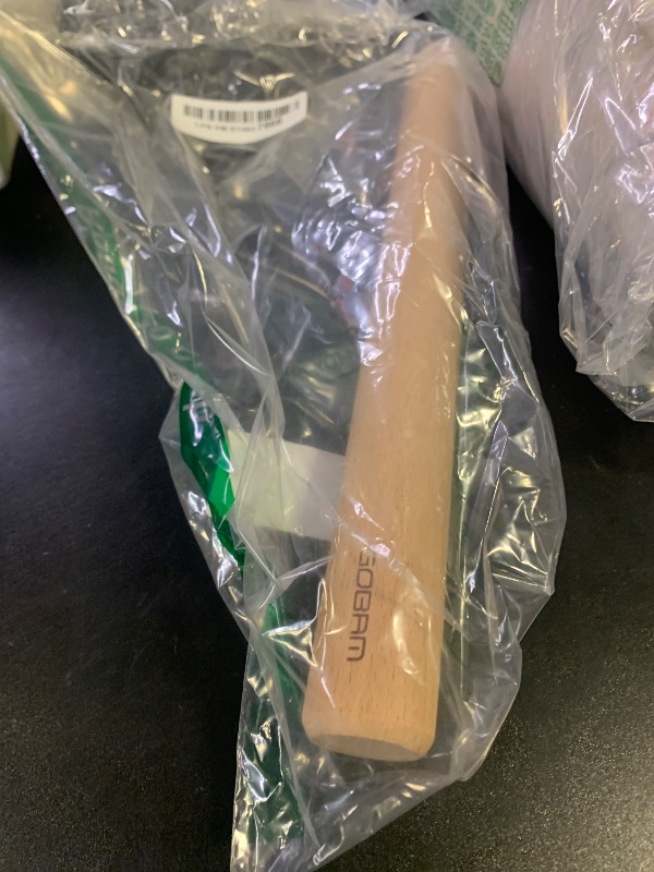 Photo 1 of GOBAM Wood Rolling Pin, Medium - Dough Roller for Pasta, Cookies, Pie, Pizza, Chapati, Fondant, Rolling Pins for Baking, Bread Making Tools and Supplies - 13 x 1.38 Inches
