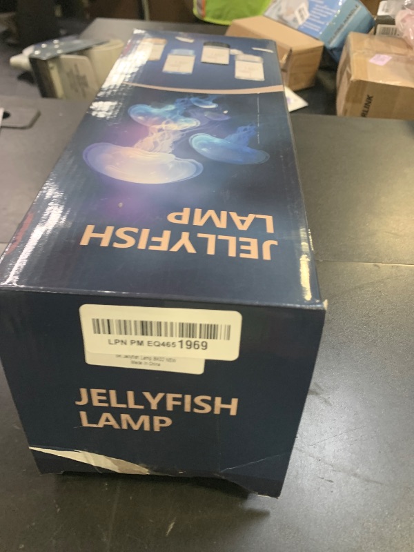 Photo 1 of Jellyfish Lamp, 18LED 7-Color Changing Light with 5 Levels Brightness Jellyfish Aquarium fish lamp Home decor, children's birthday gift, men's and women's holiday gift, relaxing mood atmosphere
