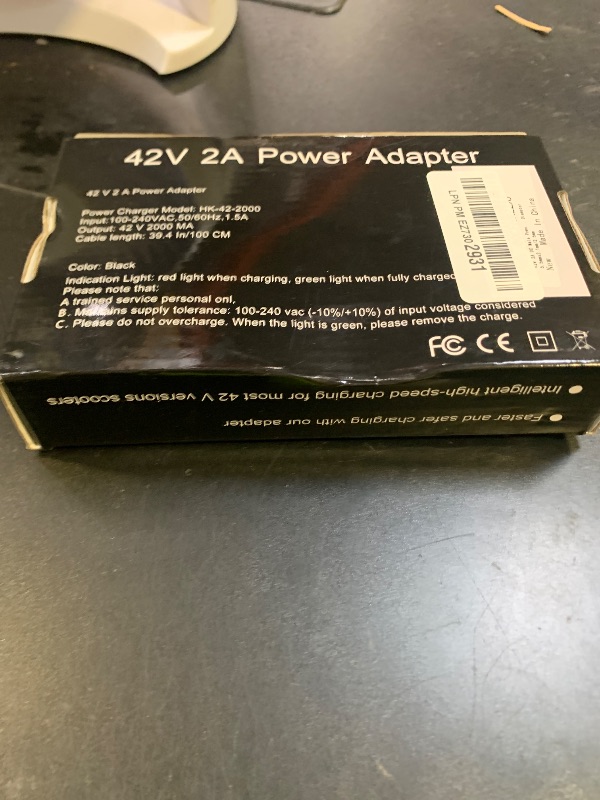 Photo 1 of Jucuwe 42V 2A DC Male Power Adapter for 36V Electric Bike Lithium Battery Charger,Escooter Ebike Battery Charger Connector Diameter 5.5mmx2.1mm/2.5mm