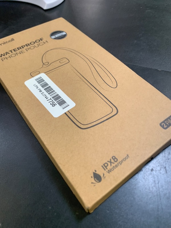 Photo 1 of Lamicall Waterproof Phone Pouch Case - [2 Pack][Easy Lock & Heavy Duty] IPX8 Water Proof Cell Phone Dry Bag for Beach, Protector for iPhone 16 15 14 13 12 11 Pro Max Plus XS XR, Galaxy S24 S23, 4-7"