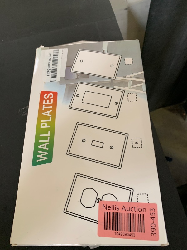 Photo 1 of 12Pack Toggle Light Switch Cover Plate, Outlet Covers Wall Plate, Wall Switch Plate Cover, Standard Size 1-Gang 4.53" x 2.76", Unbreakable and High Temperature Resistant Wall Switch Plate (White)