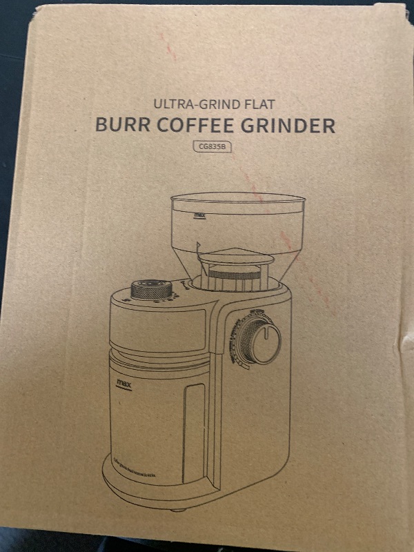 Photo 1 of SHARDOR Electric Burr Coffee Grinder 2.0, Adjustable Burr Mill with 16 Precise Grind Setting for 2-14 Cup, Black