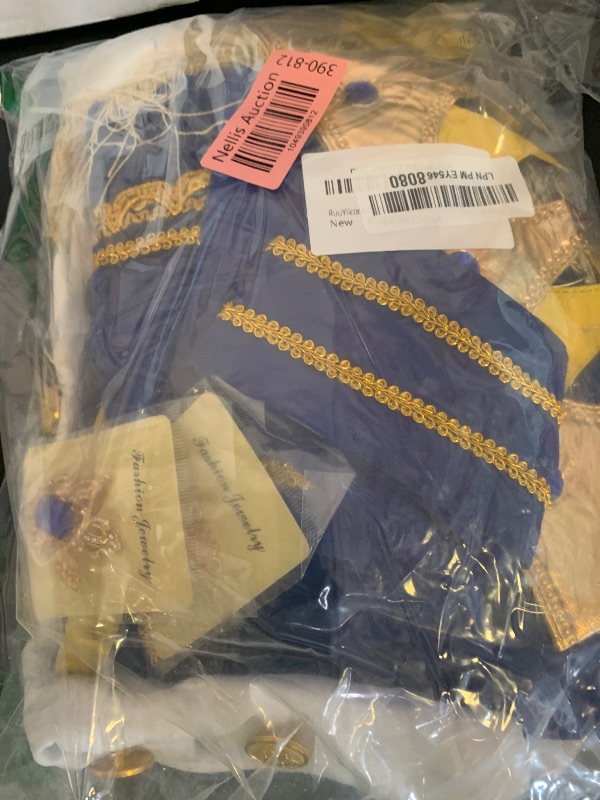 Photo 1 of RuuYiicoco Boys Prince Charming Costume Cosplay Dress-Up Medieval Royal King Outfits for Kids (Blue, 5-6 Years)