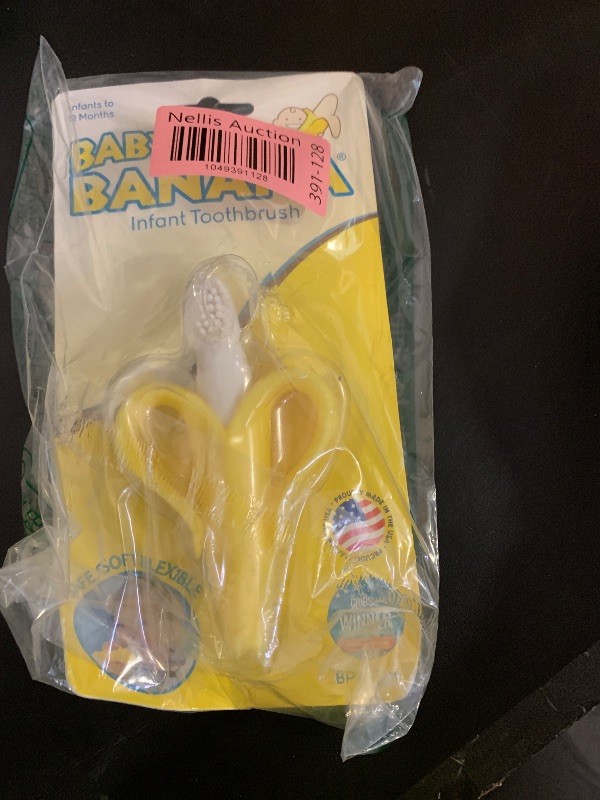 Photo 1 of New - Baby Banana infant toothbrush - Yellow
