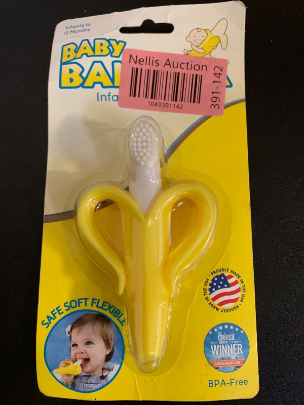 Photo 1 of New - Baby Banana infant toothbrush - Yellow