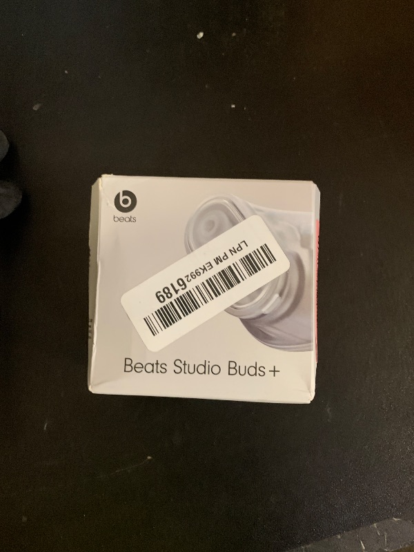 Photo 1 of Beats Studio Buds + | True Wireless Noise Cancelling Earbuds, Enhanced Apple & Android Compatibility, Built-in Microphone, Sweat Resistant Bluetooth Headphones, Spatial Audio - Transparent