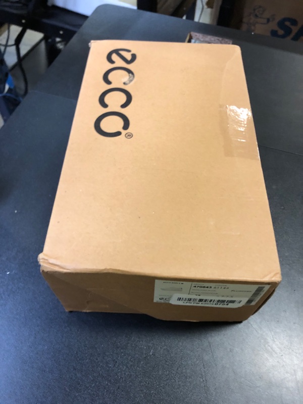 Photo 1 of ECCO Women's Soft 7 Easy Slip Sneaker, White/Pure Silver, 7-7. 5