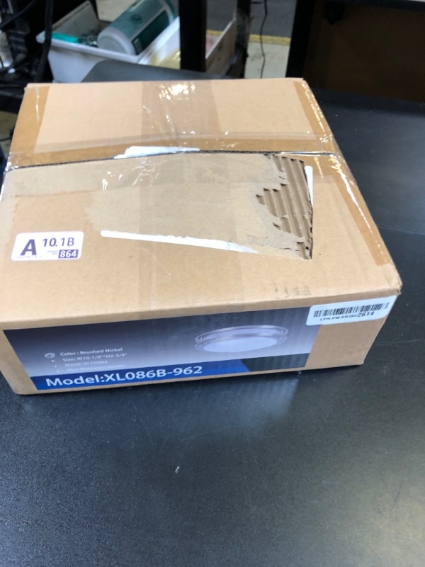 Photo 1 of Kalium LED Ceiling Light with Remote 10 Inch Flush Mount Ceiling Light Fixture, 18W 3000K-6000K Adjustable Color Temperature, Dimmable Lighting Fixtures for Kitchen Bedroom. Hardwired