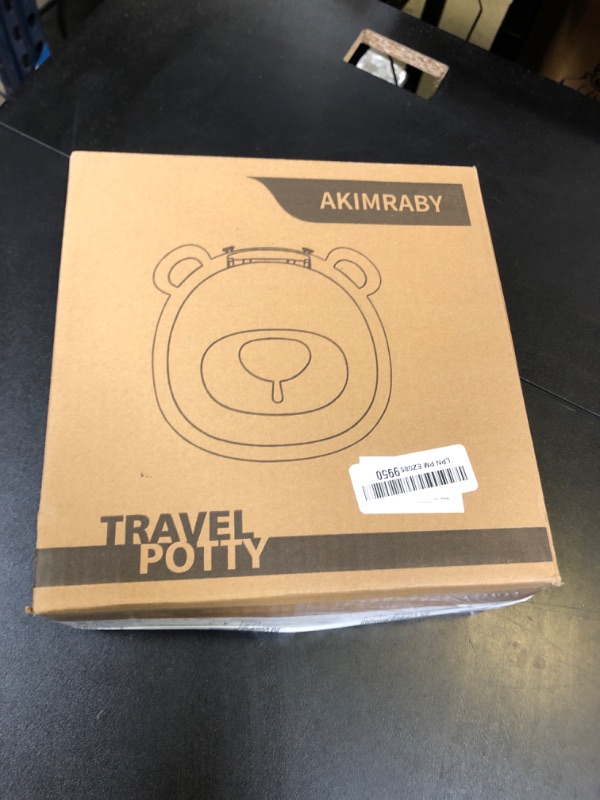 Photo 1 of AKIMRABY Travel Potty Seat for Toddler?Foldable Car Potty for Toddler, Portable Toilet Seat for Kids with Potty Liners, Absorbent Pads, Portable Potty Seat for Toddler Travel, Camping And Outdoor Use