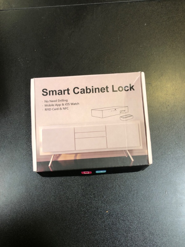 Photo 1 of Smart Cabinet Lock, Anweller Hidden No Drill Adhesive Magnetic Baby Proofing Child Proof Drawer Locks, Keyless RFID Bluetooth Cabinet Locks for Adults File Kitchen Cupboard Closet Liquor - Black