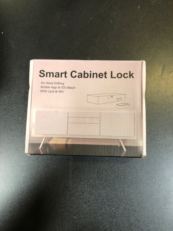 Photo 1 of Smart Cabinet Lock, Anweller Hidden No Drill Adhesive Magnetic Baby Proofing Child Proof Drawer Locks, Keyless RFID Bluetooth Cabinet Locks for Adults File Kitchen Cupboard Closet Liquor - Black