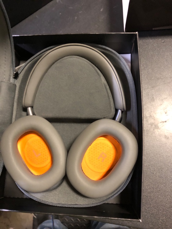 Photo 1 of Bowers & Wilkins Px8 McLaren Edition Over-Ear Wireless Headphones, Advanced Active Noise Cancellation, 30-Hour Battery Life, 15-Min Quick Charging