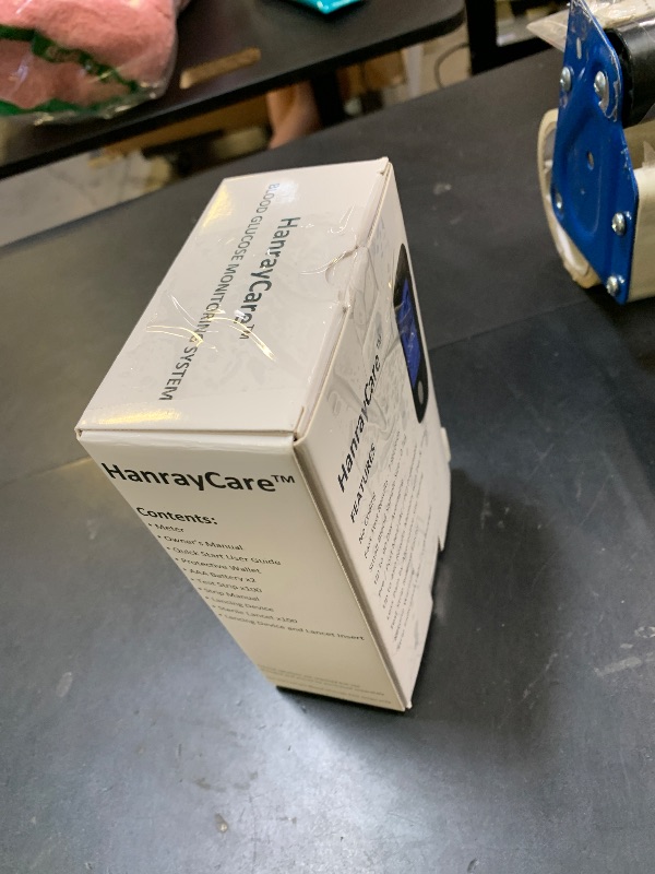 Photo 1 of HanrayCare TD-4125 Superior to Most Blood Glucose Monitor Kit-No Coding, 100 Test Strips &Lancets, Accurate&Easy to Use, Larger Backlight Screen, Patented 2+2 Bio-Tech,Diabetes Testing Kit for Seniors