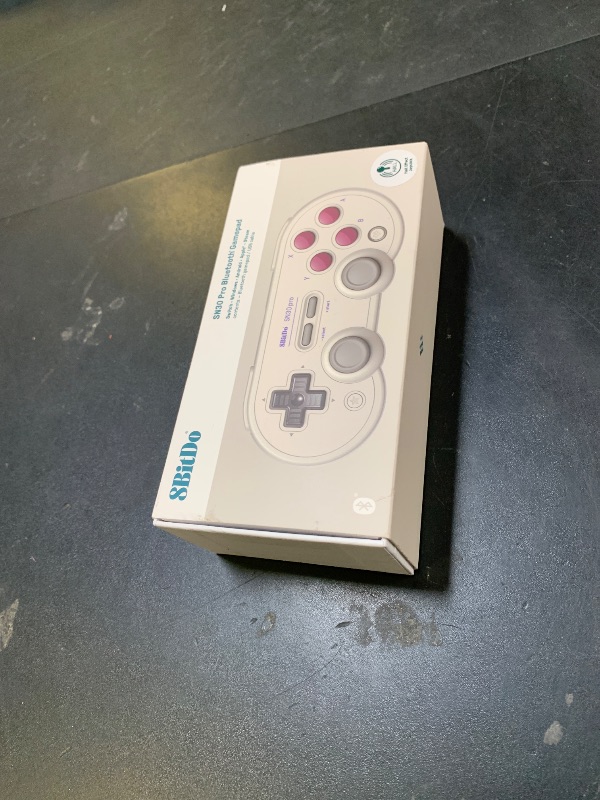 Photo 1 of 8BitDo SN30 Pro Bluetooth Controller with Hall Effect Joysticks, Rumble Vibration, and Turbo Function, Compatible with Switch/Switch 2, PC, macOS, Android, Steam Deck & Raspberry Pi (G Classic)