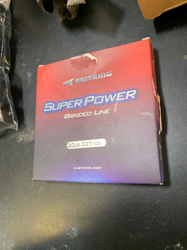 Photo 1 of KastKing Superpower Braided Fishing Line, Ocean Blue, 20 LB, 300+27 Yds