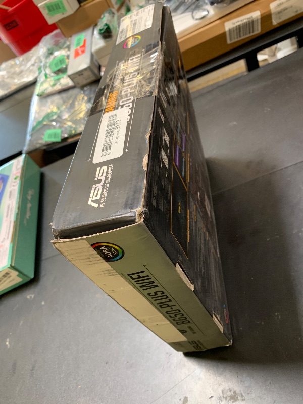 Photo 1 of ASUS TUF GAMING B650-PLUS WIFI AMD B650 AM5 Ryzen™ Desktop 9000 8000 and 7000 ATX motherboard, 14 power stages, PCIe® 5.0 M.2 , DDR5 memory, WiFi 6 and 2.5 Gb Ethernet, USB4® support Aura Sync
