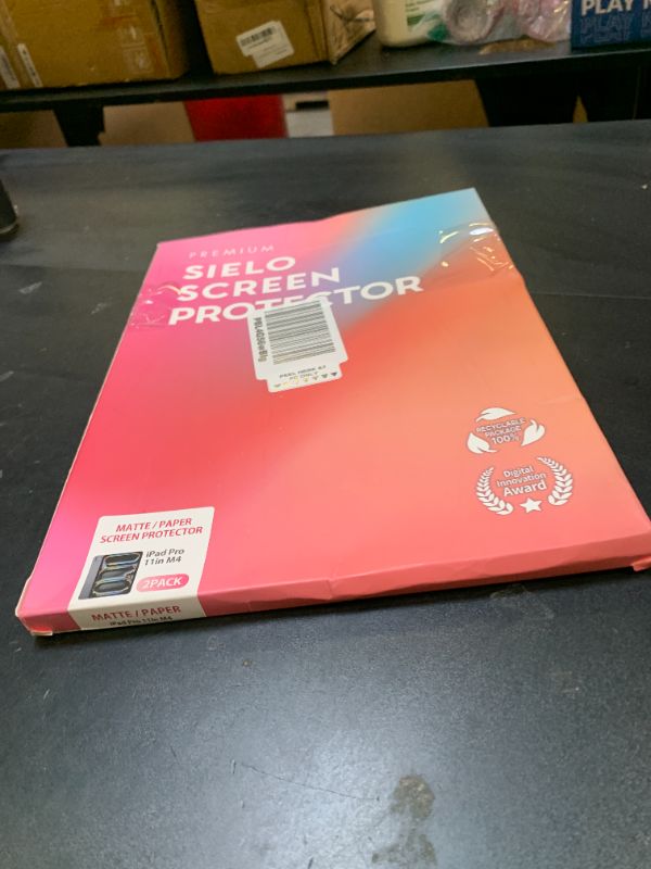 Photo 1 of SIELO 2 PACK Paperfeel Screen Protector for iPad, Paperlike, Anti Glare, Anti-Fingerprint [iPadPro 11inch 7th(M4, 2024)]
