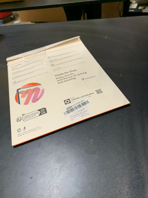 Photo 1 of KCT 2 Pack Paperfeel Screen Protector Compatible with iPad Pro 12.9 (2022 & 2021 & 2020 & 2018 Models), Matte PET Film for Drawing, No Glare with Easy Installation Kit