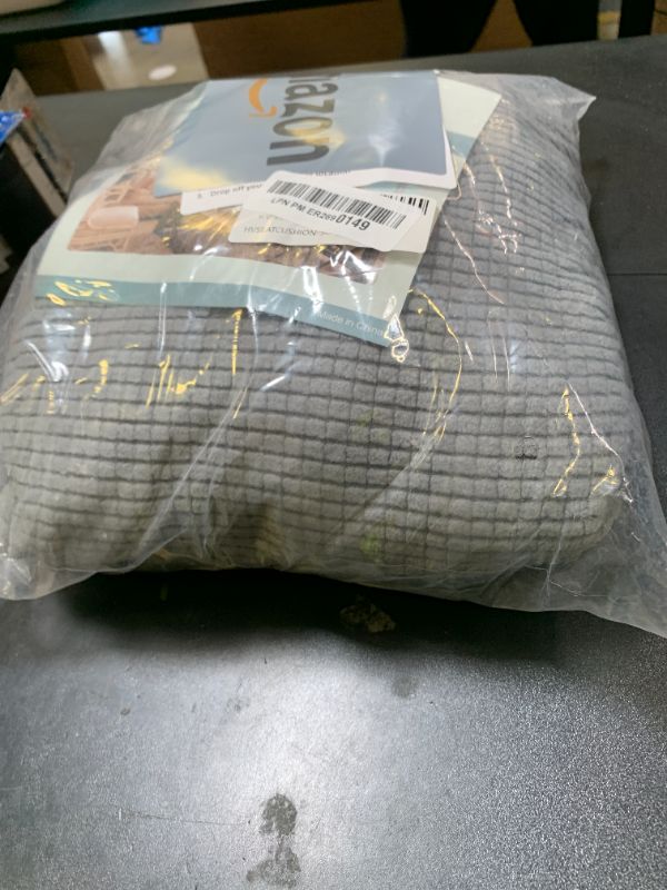 Photo 1 of H.VERSAILTEX Super Stretch Individual Seat Cushion Covers, Thick Jacquard Textured Twill Fabric (3 Piece XL Sofa Cushion Covers, Grey)