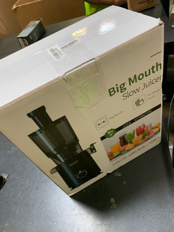 Photo 1 of ECOSELF Juicer Machines with Large Feed Chute, Professional Hands Free Cold Press Juicer For Whole Fruits & Vegetables, Self Feeding for Juice Extractor Machine, Easy to Clean