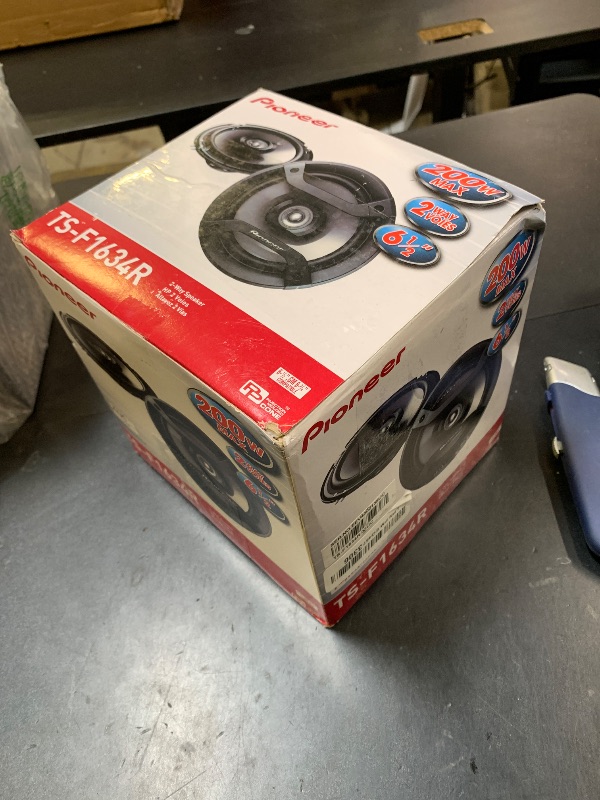 Photo 1 of Pioneer F-Series TS-F1634R 6.5” 2-Way Speakers (Pair) – 200W Max, Balanced Sound + Smooth Treble, Great Stock Replacement, High-Efficiency Speaker Designed for OEM Power