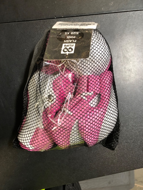 Photo 1 of 99FLIPS Knee Pads for Kids - Kids Knee Pads and Elbow Pads Set Toddler - Elbow Pads and Wrist Guards for Skating Girls & Boys - Size XS Pink - Skateboard Roller Skates Scooter