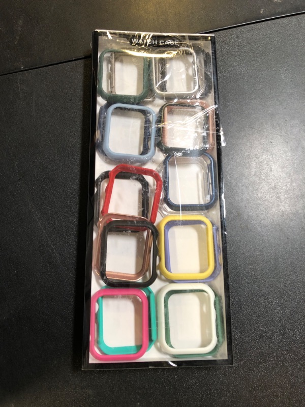 Photo 1 of [20 Pack ] Hooglny Hard PC Protective Case Compatible for Apple Watch Series 4/5/6/SE 40mm, Edge Protector Bumper Cover Shell,Apple Watch Series SE Case Color Mix Set