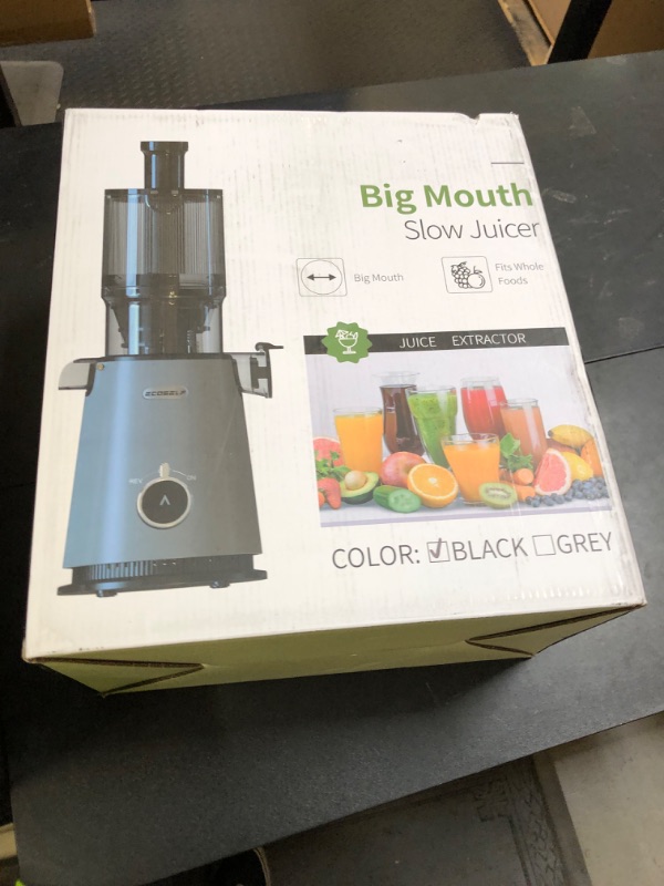 Photo 1 of ECOSELF Juicer Machines with Large Feed Chute, Professional Hands Free Cold Press Juicer For Whole Fruits & Vegetables, Self Feeding for Juice Extractor Machine, Easy to Clean