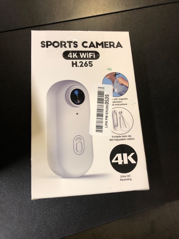 Photo 1 of 4K Mini Body Camera, Wearable Action Body Cam, Sports Action Camera?Thumb Size Hands-Free Recording Body Worn Camera, Premium Portable Camcorder Mount Anywhere for Work, Travel,Fishing, Pet Walking