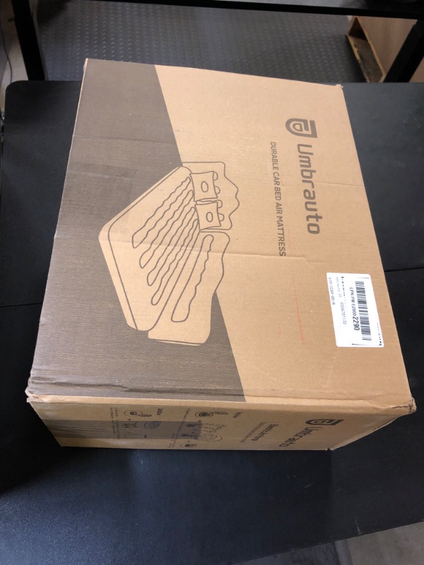 Photo 1 of Umbrauto Inflatable Car Mattress Bed: SUV Camping Air Bed for Truck Backseat with Pump & Pillows, Car Sleeping Airbed for Van Back Seat