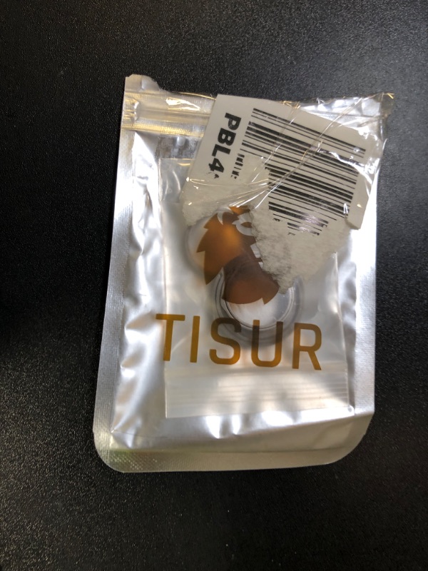 Photo 1 of TISUR Titanium Key Rings for Keychain, Side-Pushing key chain rings Split keyring heavy duty Keychain Rings for unisex-adult, bulk 3 Size Choices, Grey