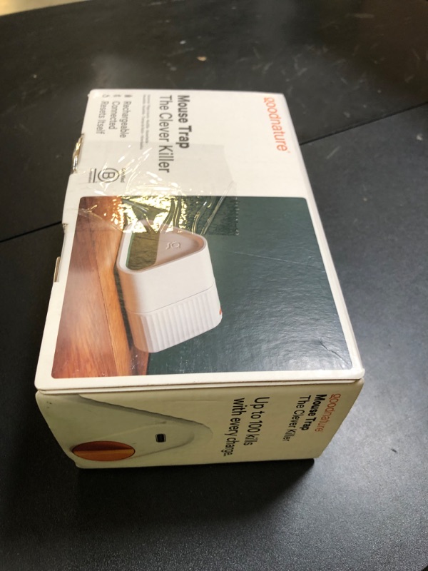 Photo 1 of Goodnature Mouse Trap, Self-Resetting, Rechargeable, Toxin-Free, Pet & Kid Safe, Indoor Use, Bluetooth Connected, App Compatible, Ideal for Home, Kitchen & Food Areas