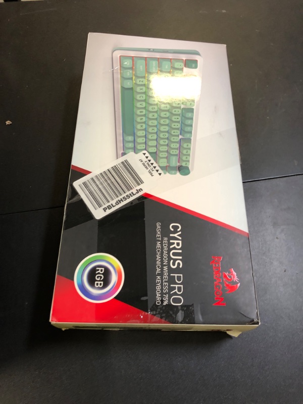 Photo 1 of Redragon K681 Wireless Mechanical Keyboard, Gasket Mounted RGB Gaming Keyboard with Volume Knob, MDA-Profile, Pre-Lubed Linear Switches, 81 Keys 75? Tri-Mode Hot Swappable for PC/Xbox/Ps4/5
