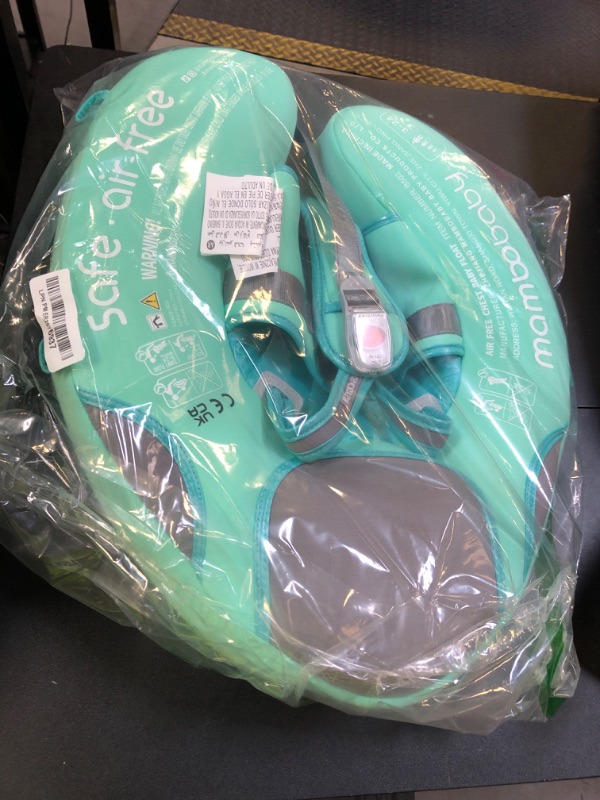 Photo 1 of Mambobaby Float Add Tail Baby Swim Float with Canopy, Non-Inflatable Solid Baby Float, Upgrade Soft Skin-Friendly Fabric Material Infant Swim Float (Special Edition Green)