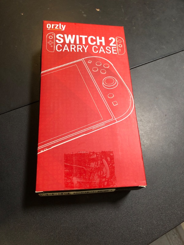 Photo 1 of Orzly Case for Nintendo Switch 2 Protective Travel Carry Case with Screen Padding, Game Cards & microSD Slots with Zipped & Open Pockets for Console Accessories - Gift Box Edition